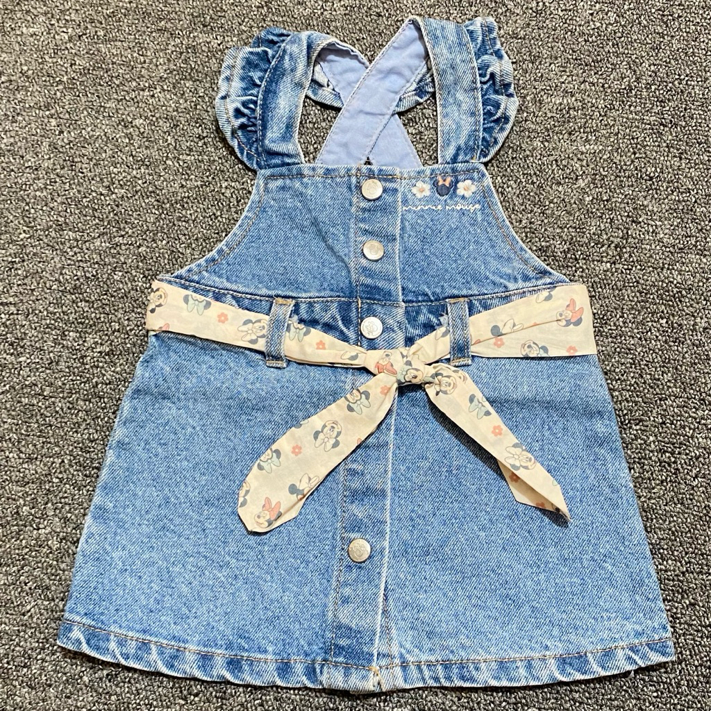Disney Kiabi Overall Minnie Jeans Baby (0-3m)