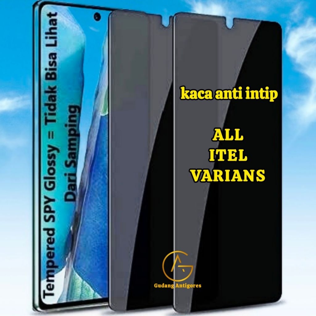ANTI-SCRATCH PRIVACY GLASS ITEL ALL TYPE TEMPERED GLASS PRIVACY ANTI SPY S23 S24 S25 RS4 A49 A50 A55