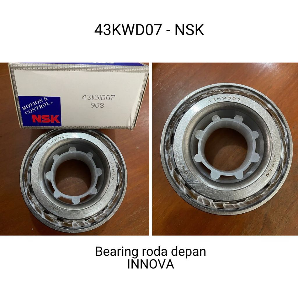 ล้อหน้าแบริ่ง INNOVA - 43KWD07-NSK