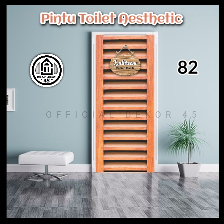 OCD วอลล์เปเปอร์ประตูห้องน้ําประตูห้องน้ํา Unique LEAF Motif ความงาม รหัส STPT 82