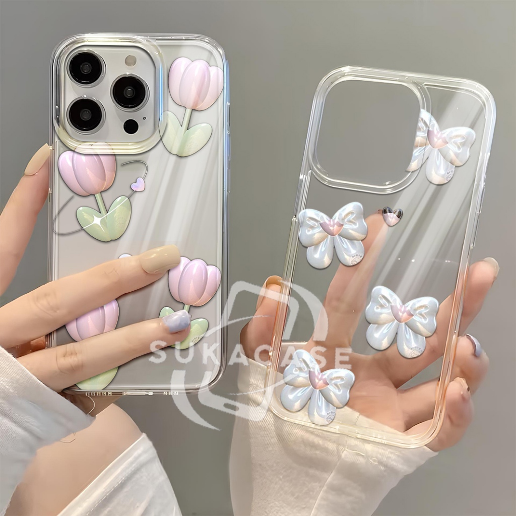 GLOSSY เคสใสสําหรับ Realme C71 / C75 / P3 5G / GT 7 5G / GT Neo 3T / GT Neo 2 / Note 60 / C53 / C55 