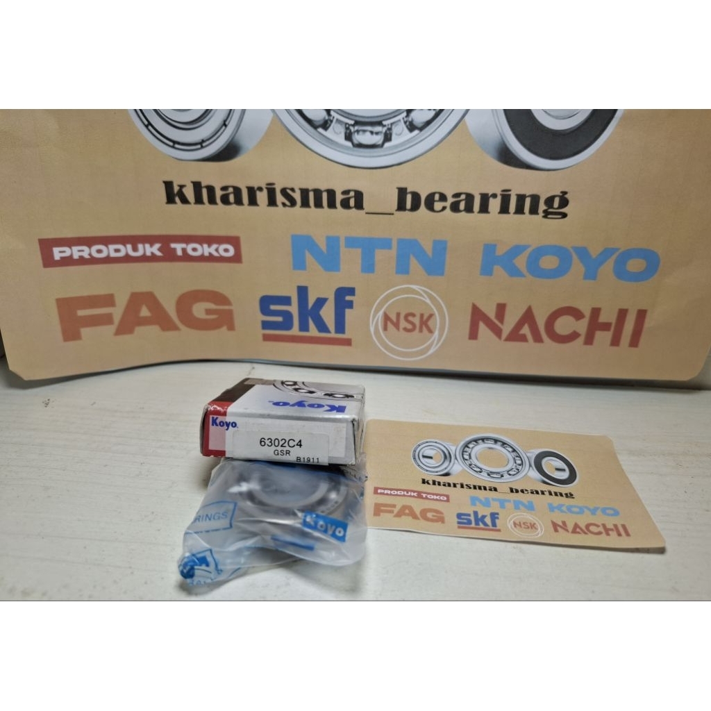 แบริ่งความเร็วสูง 6302 C4 Koyo Original Japan