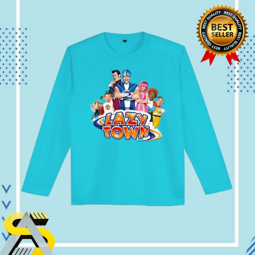 LAZY TOWN CHILDRENS เสื้อผ้าเสื้อยืดแขนยาว