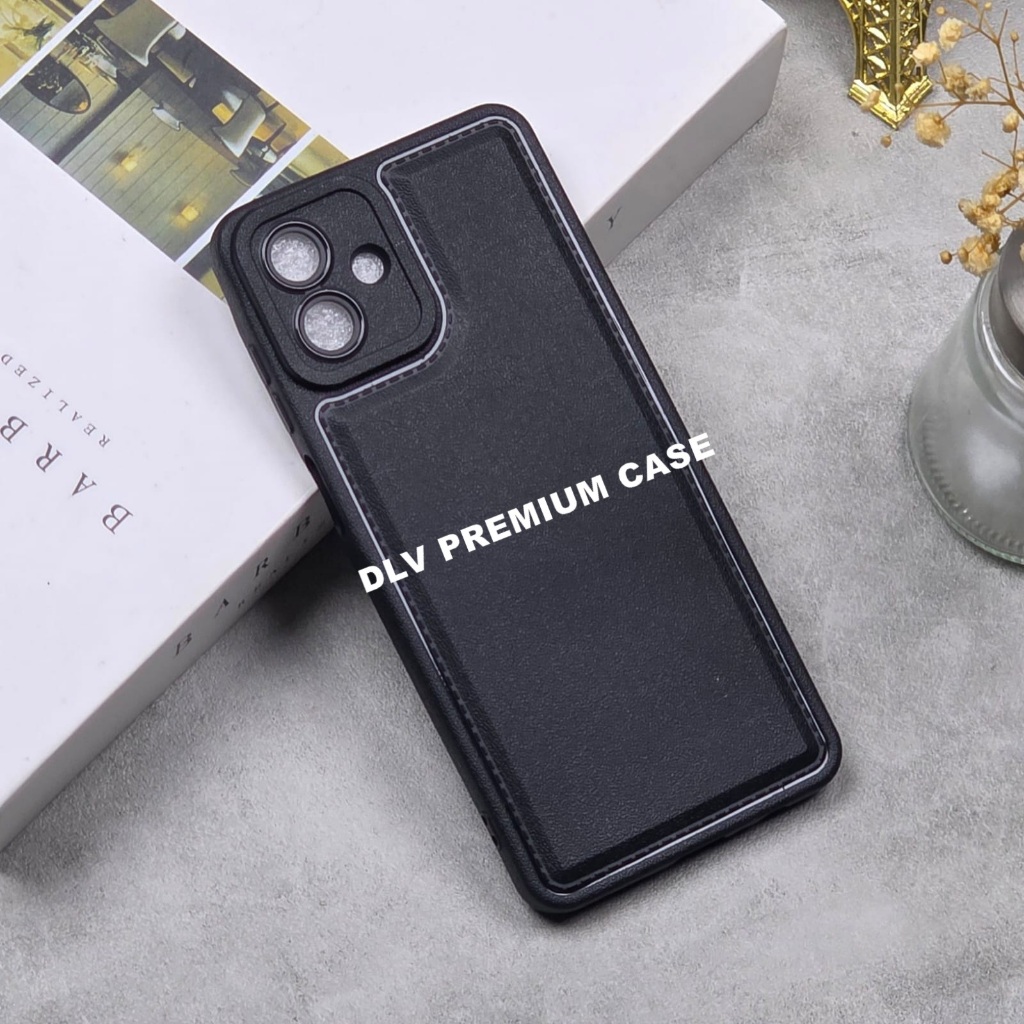 SAMSUNG A07 CASE LEATHER PRO CASE สีดํา SAMSUNG A07