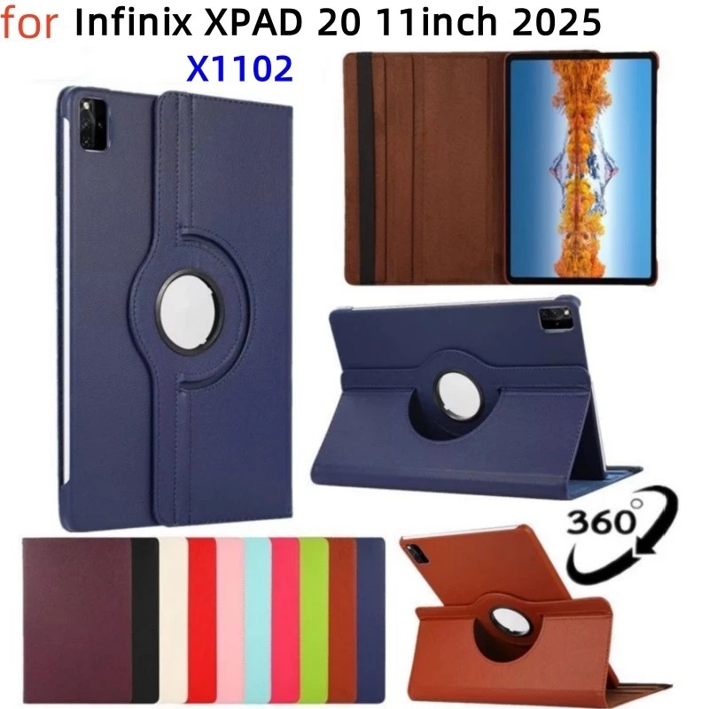 INFINIX XPAD 20 / XPAD 11 INCH ROTARY CASE FLIP LEATHER 360 STANDING COVER