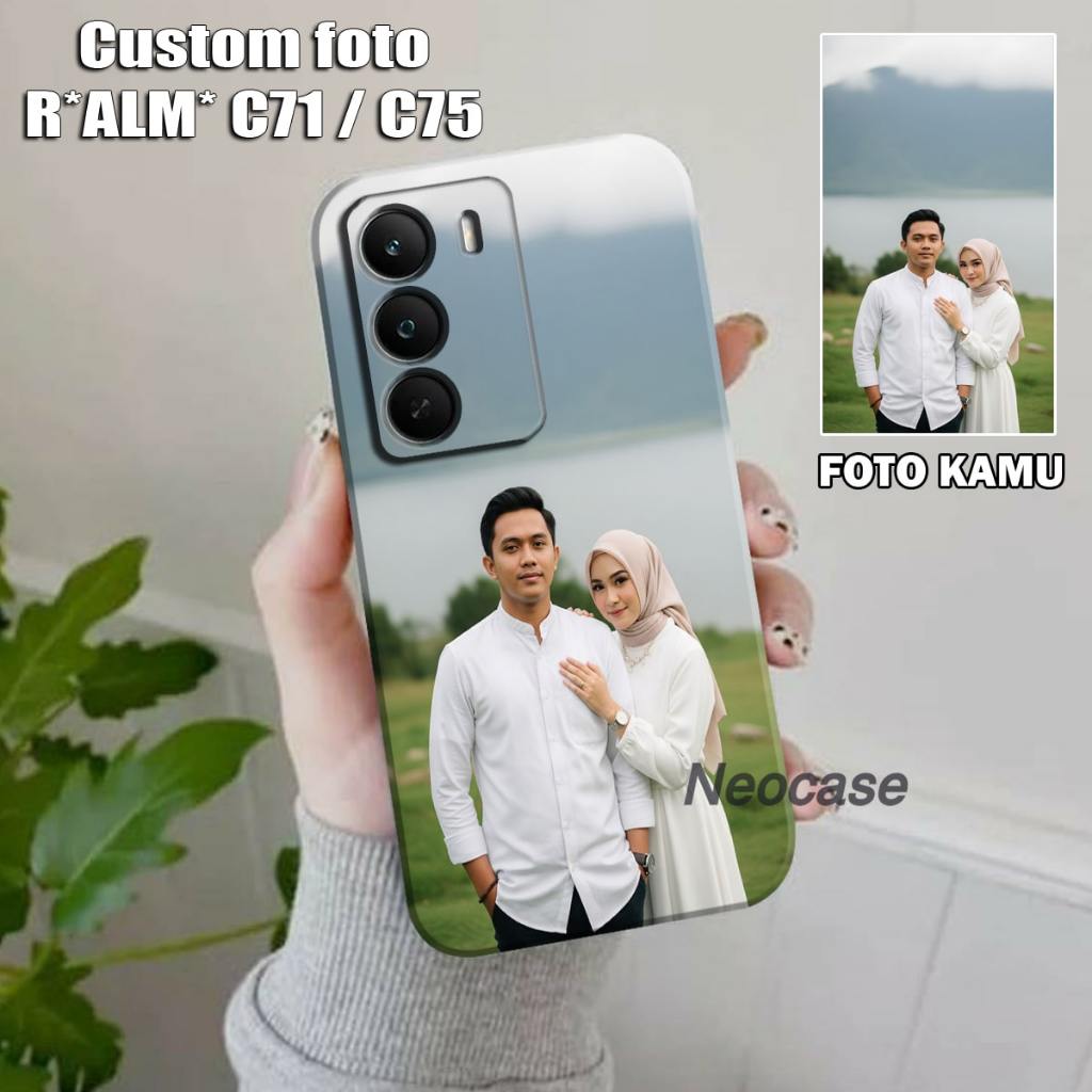 HP Custom Silicon Case Your Own Photo REALME C71 / REALME C75 C75X / REALME C73 (ยืนยันประเภทโทรศัพท