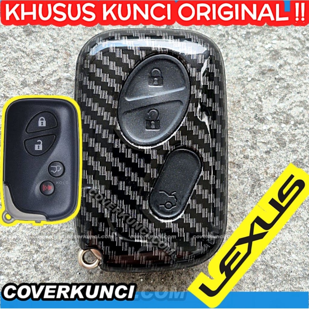 LEXUS RX270 LX570 RPC S LEXUS CARBON CASING KEY COVER LEXUS RX 270 REMOTE COVER LEXUS KEYLESS