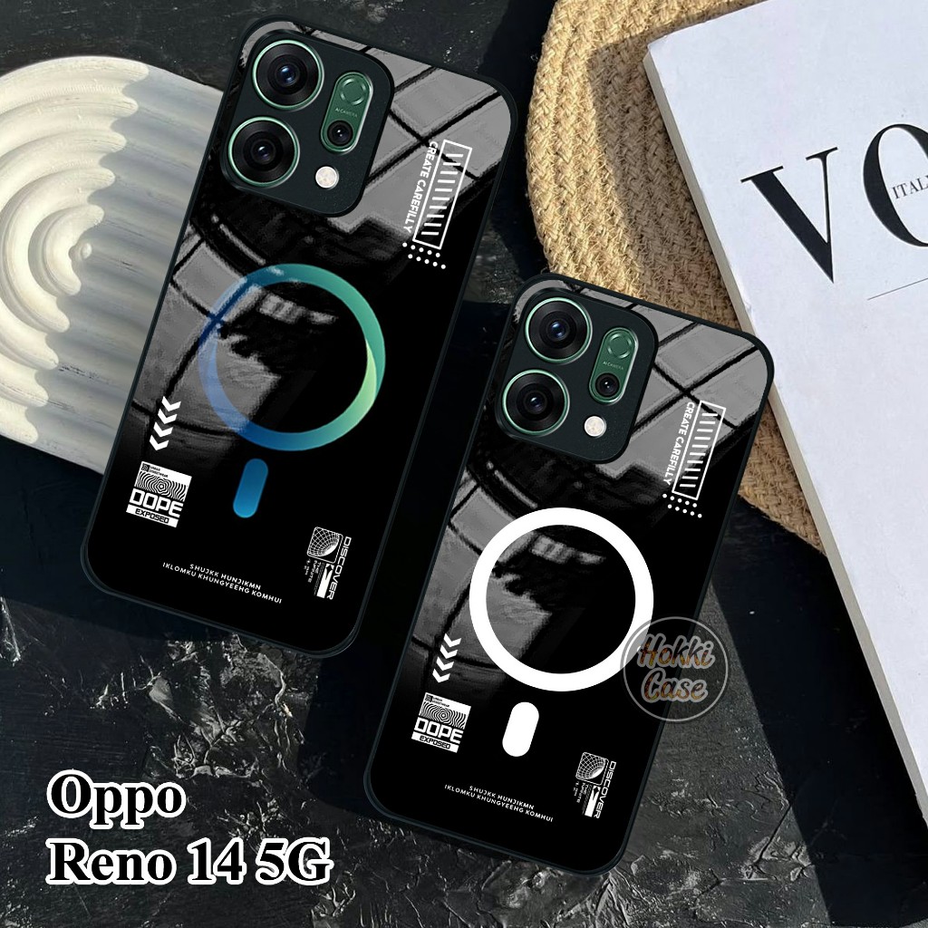 เคส HP Oppo Reno 14 5G - เคส Oppo Reno 14 Glass Softcase - เคสโทรศัพท์มือถือ Oppo Reno 14 5G - ซิลิโ