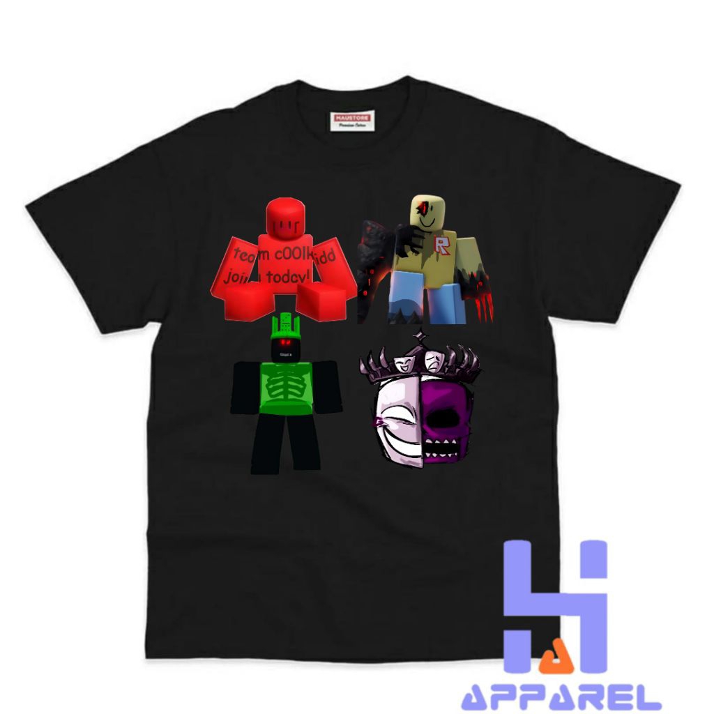 CHILDRENS CLOTHES เสื้อยืด CHARACTER KILLER FORSAKEN ROBLOX COOLKIDD JOHN DOE NOLI