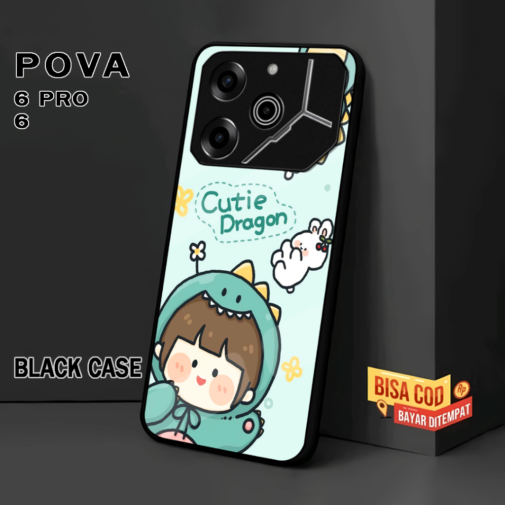 ( RC 38 ) Kesing Case Sofcase Glossy สําหรับ Tecno Pova 6 l Pova 6 Pro 5G พร้อมอะนิเมะ Motif l บทคัด