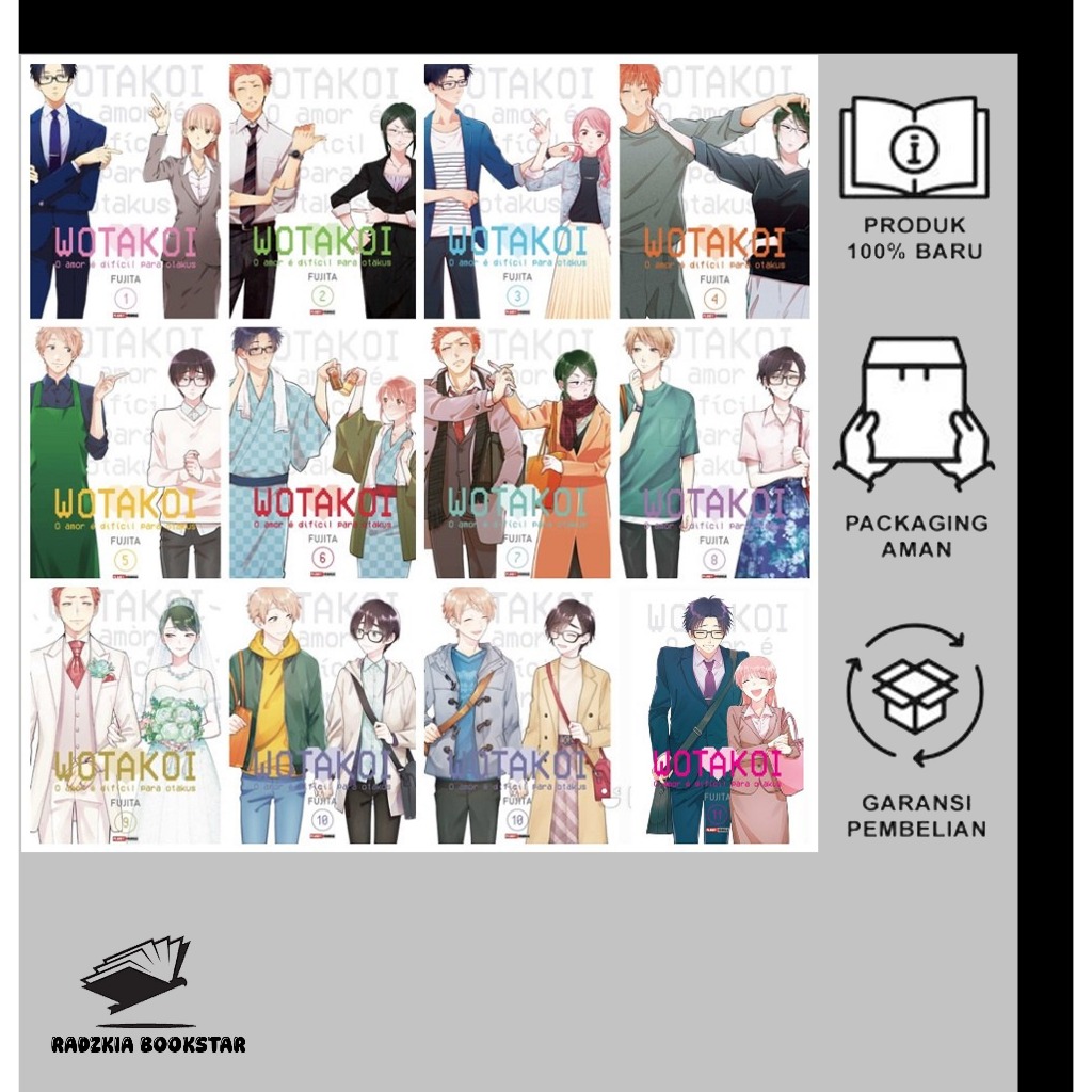 Wotakoi Comic: Lone Is Hard For Otaku by Fujita Nimi (Omnibus Edition) - การ์ตูนภาษาอังกฤษ