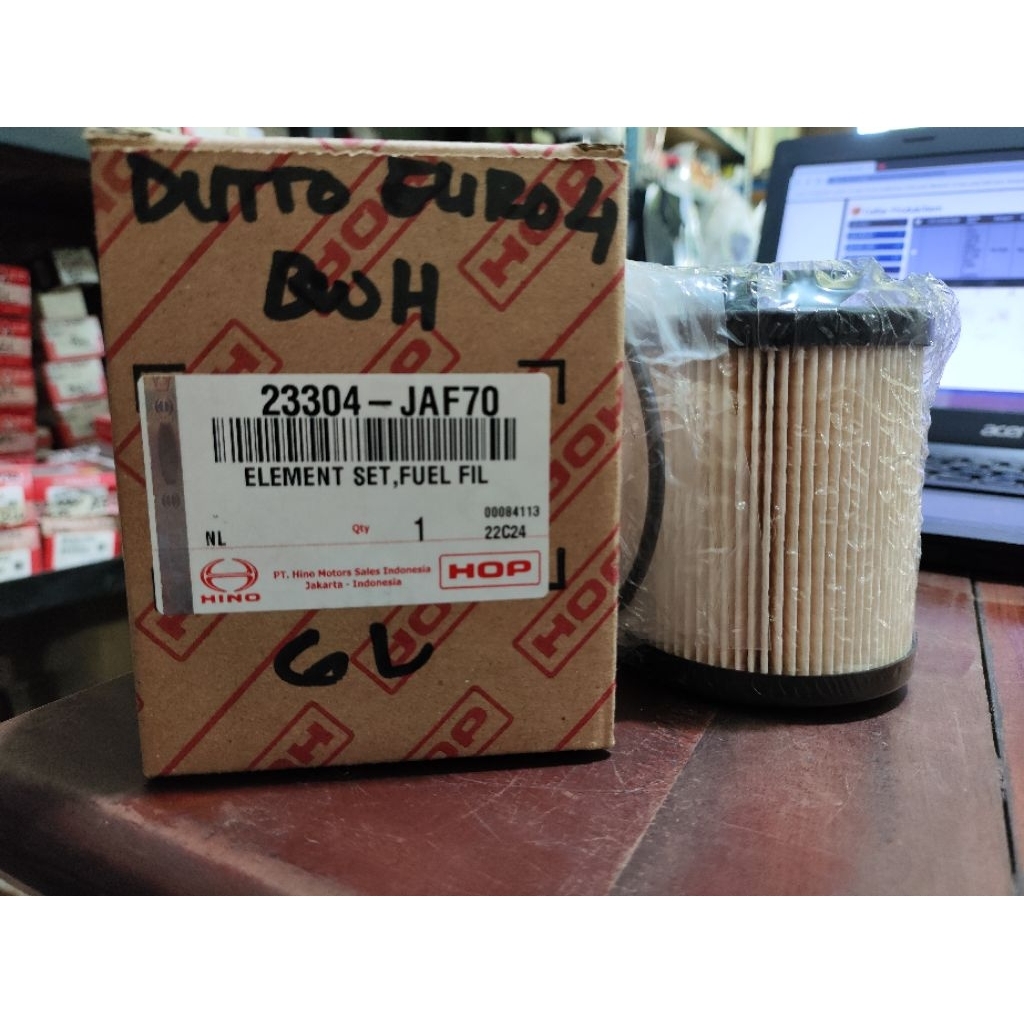 HINO DUTRO 130HT EURO 4 LOWER DIESEL FILTER 23304-JAF70 HOP