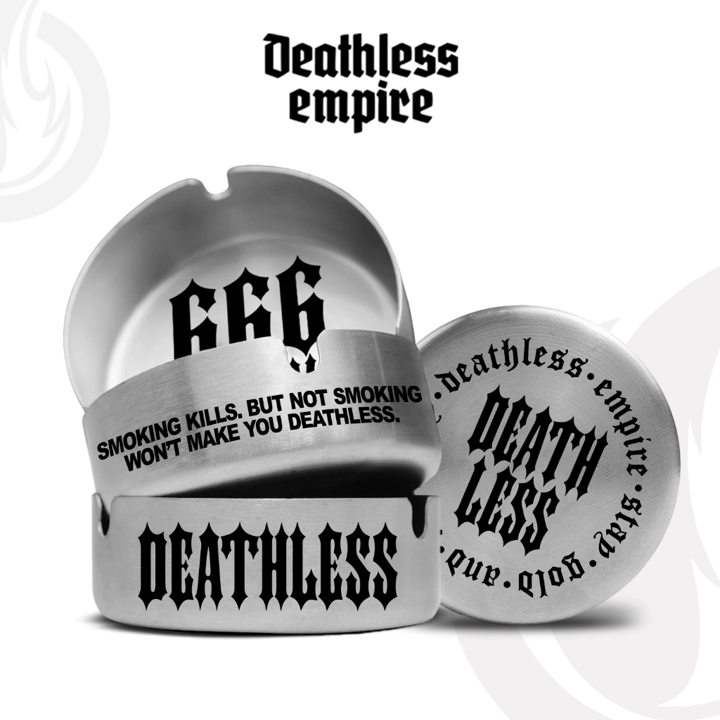 DEATHLESS ASHTRAY | SILVER ที่เขี่ยบุหรี่สแตนเลสเมทัลลิก | อุปกรณ์เสริม