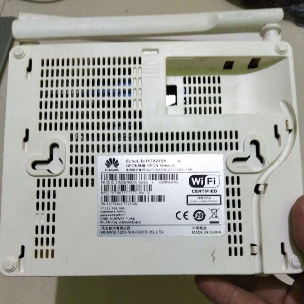 Huawei HG8245H, 5A พอร์ตสีน้ําเงิน