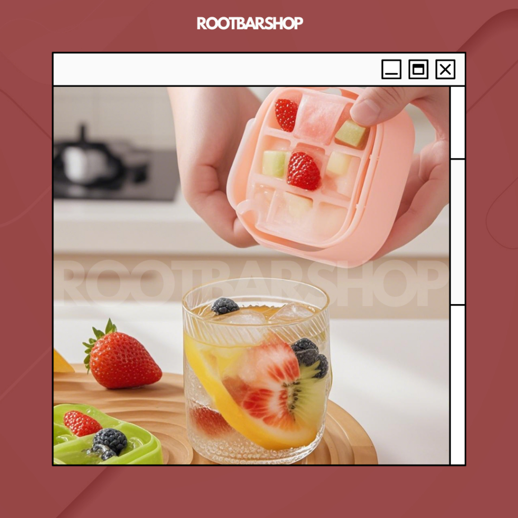 [ROOTBARSHOP] 9-HOLE ICE CUBE MOLD / ICE CUBE MOLD / MINI ICE MOLD