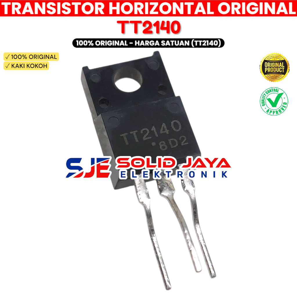 TRANSISTOR TT2140 ORIGINAL - IC TR HORIZONTAL TT 2140 HORIZONTAL TT2140 ทรานซิสเตอร์ IC ORIGINAL