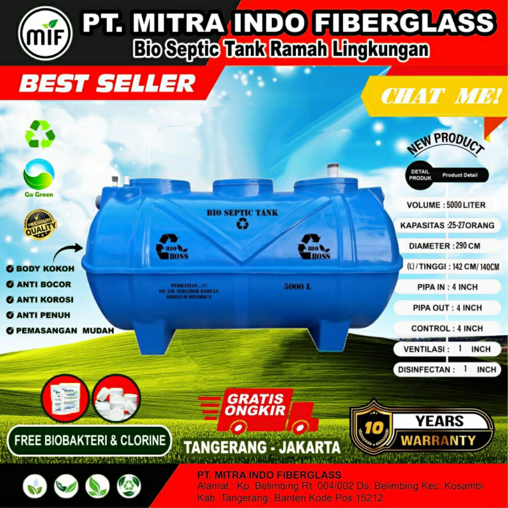 Bio Boss 5000 ลิตร ถังเสก