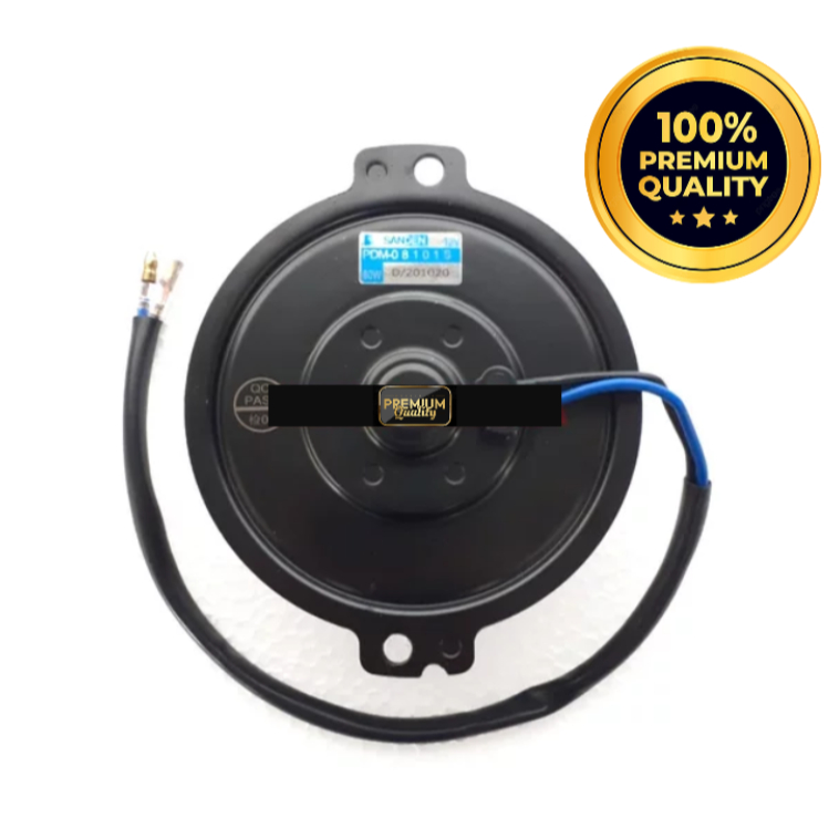 Extra Motor หรือ Extra Fan หม้อน้ําคอนเดนเซอร์สําหรับรถยนต์ AC Sanden รุ่น Universal 12 V -/+ 12 โวล