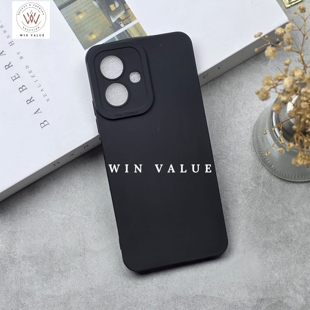 Tecno Spark GO 2 Case Pro Camera Softcase สีดํา Matte Tecno Spark GO 2