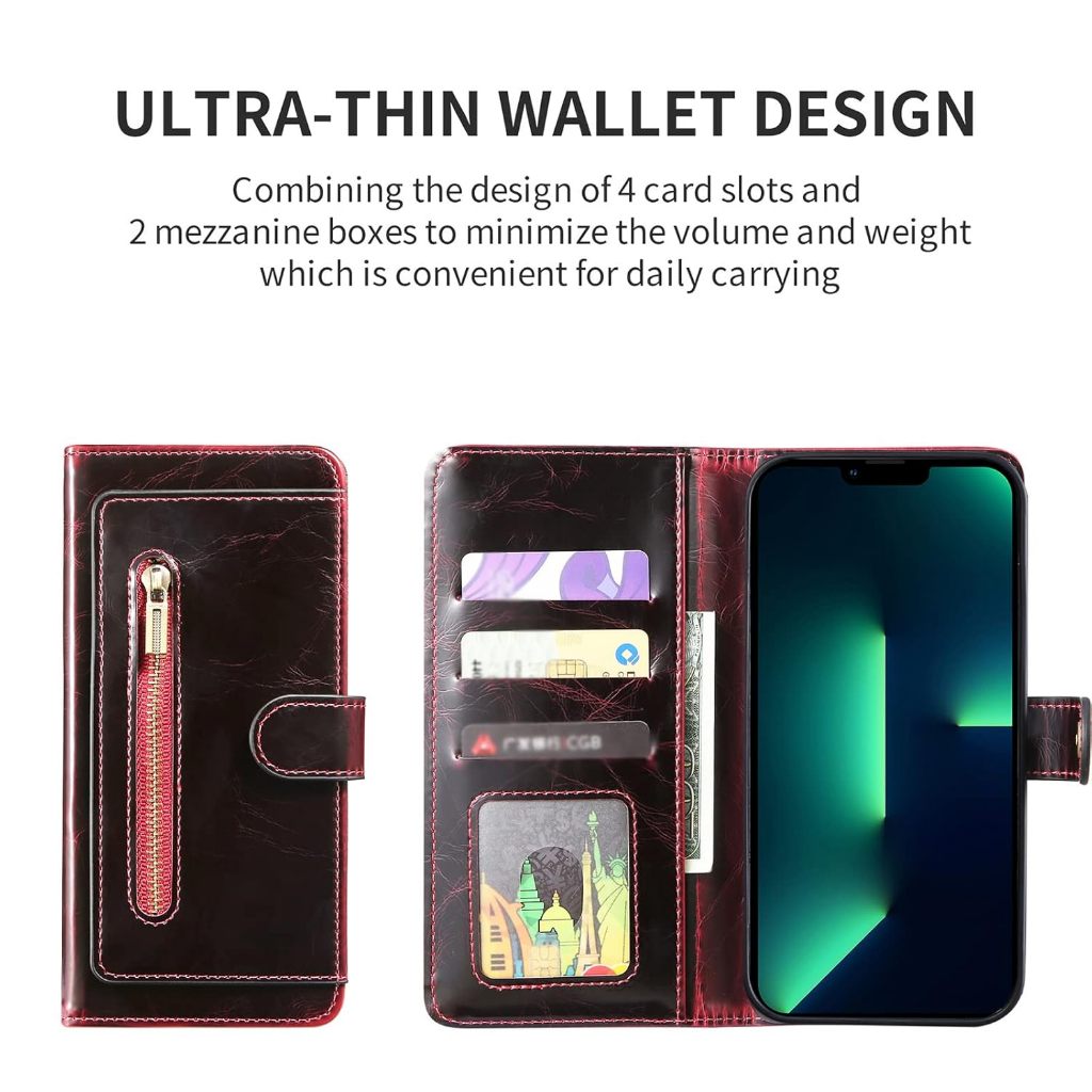 Samsung A06 / A07 / A26 / A17 / A17Lte Lte เคสหนังซิป PU Casing Dompet Wallet Flip Cover Kulit