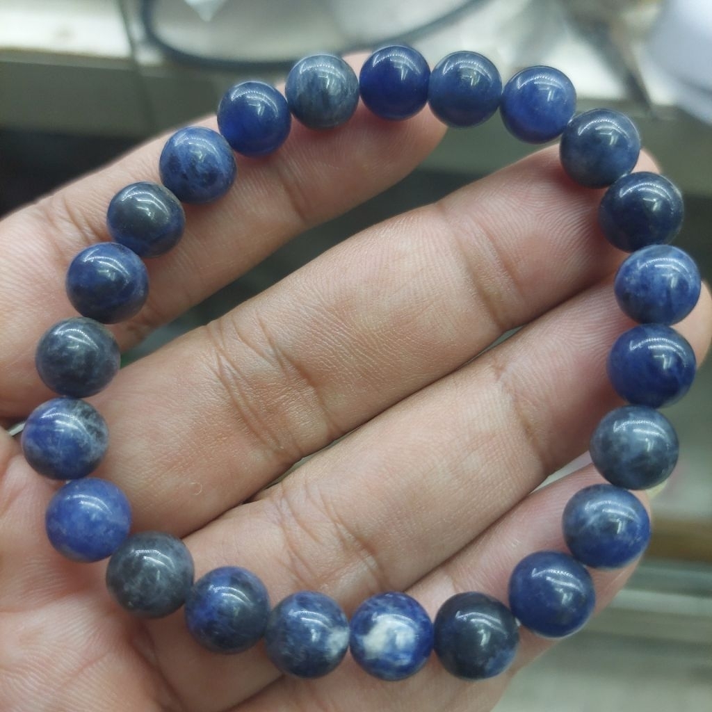 NATURAL SODALITE BRACELET 8MM