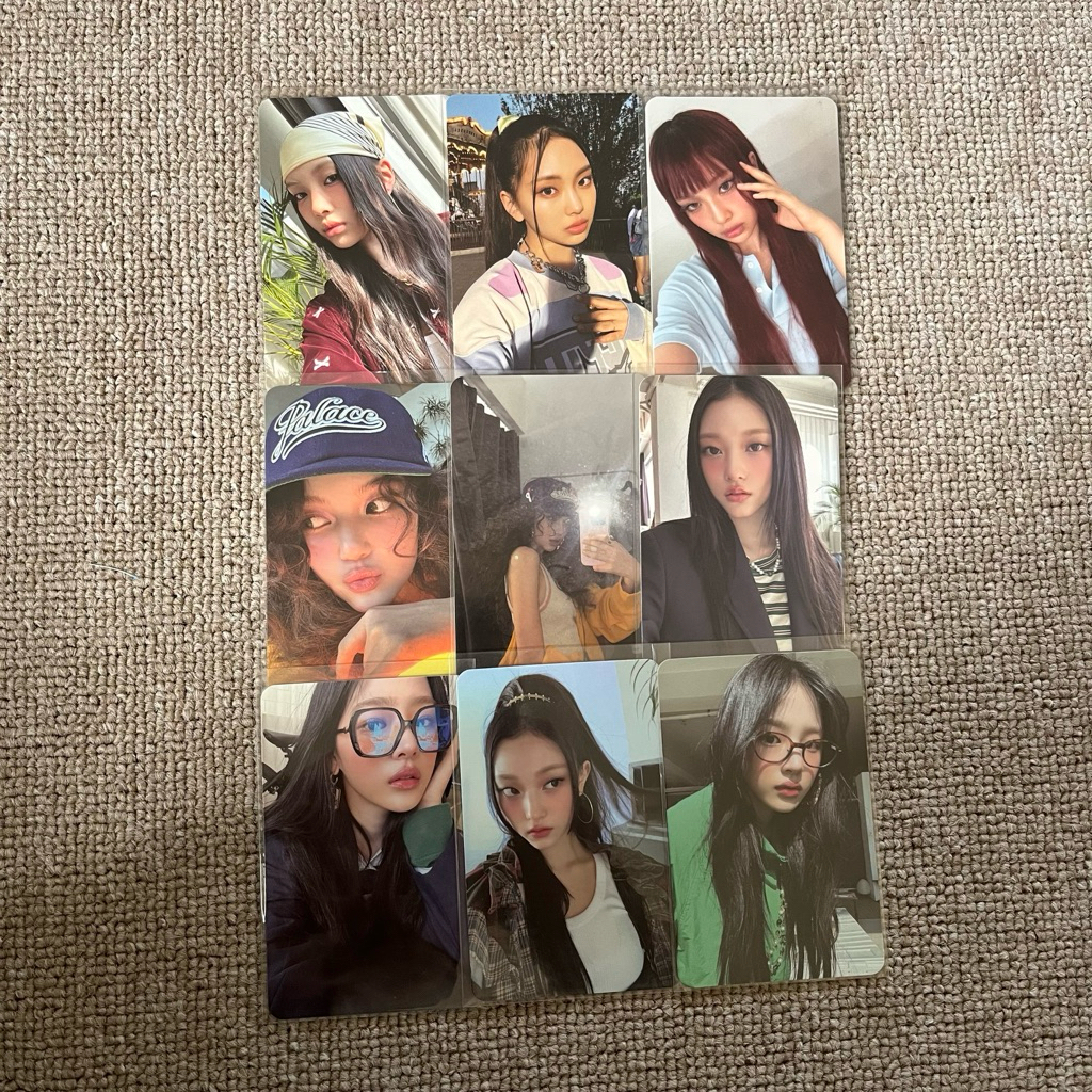 อย่างเป็นทางการ PHOTOCARD กางเกงยีนส์ใหม่ MINJI HYEIN HAERIN DANIEL