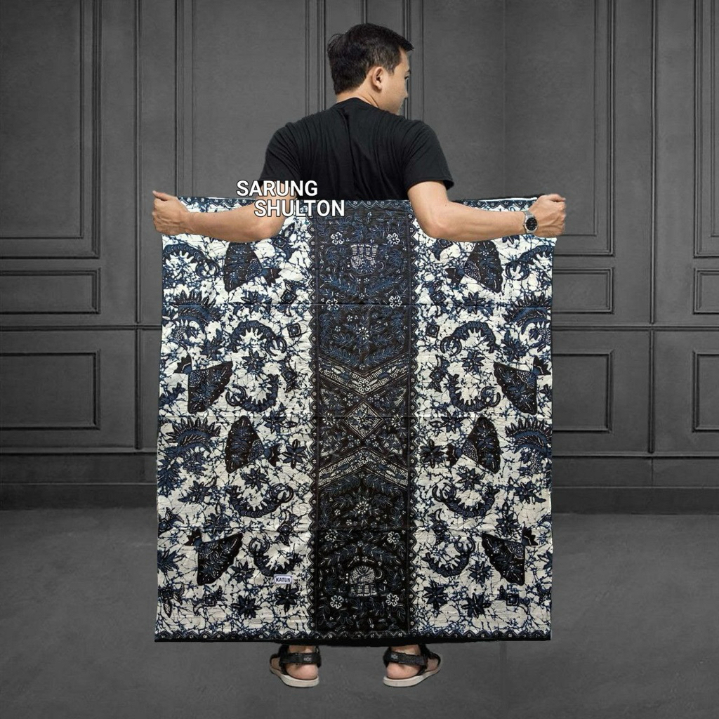 KATUN PREMIUM QUALITY ADULT COTTON SARUNG - ผ้าบาติกผู้ใหญ่วัสดุผ้าฝ้าย Nusantara Batik Sarong Lasem