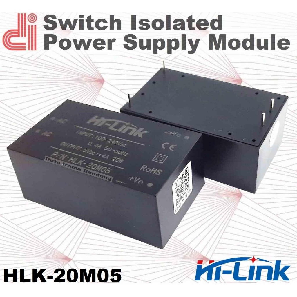 Hi Link HLK-20M05 5Vdc 20W โมดูลจ่ายไฟสวิตช์