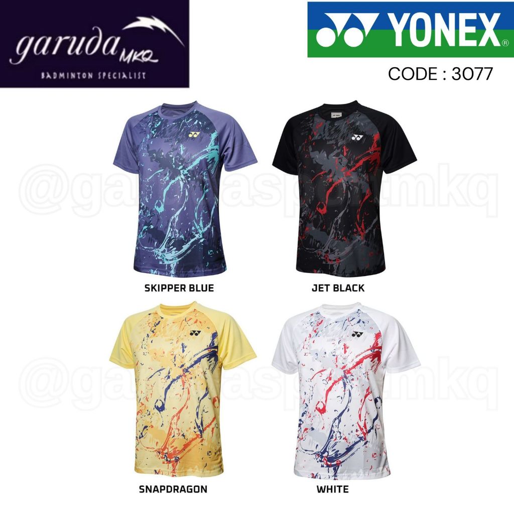 ชุดเกม Yonex RM 3077 / เสื้อยืดลําลอง Yonex RM3077