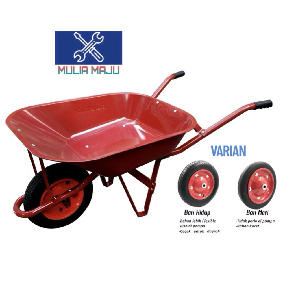 Dedekstore - SAND CART / PUSH CART / BUILDING WHEEL CART / รถเข็นแบบกดหนา