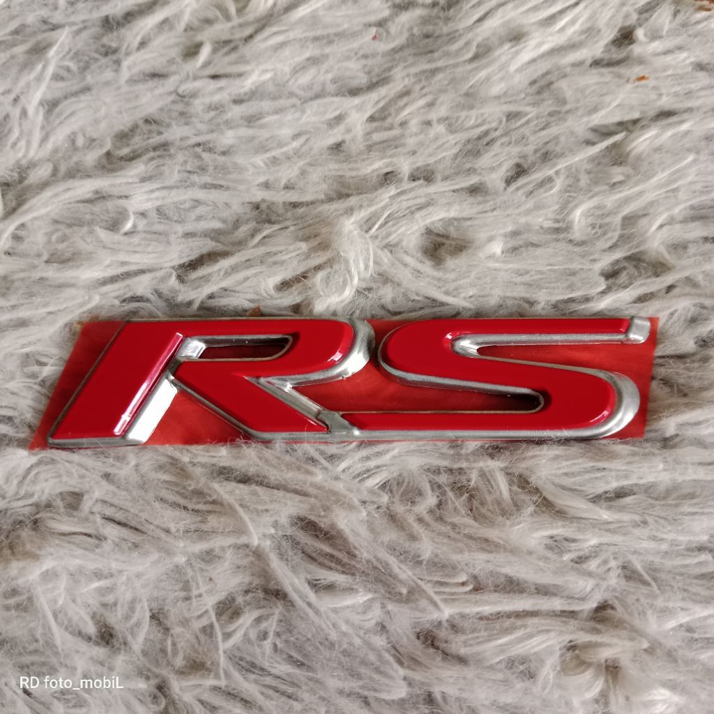 สัญลักษณ์โลโก้ท้ายรถประเภท RS ดั้งเดิมสําหรับ Honda Brio Brv Wrv Mobillio