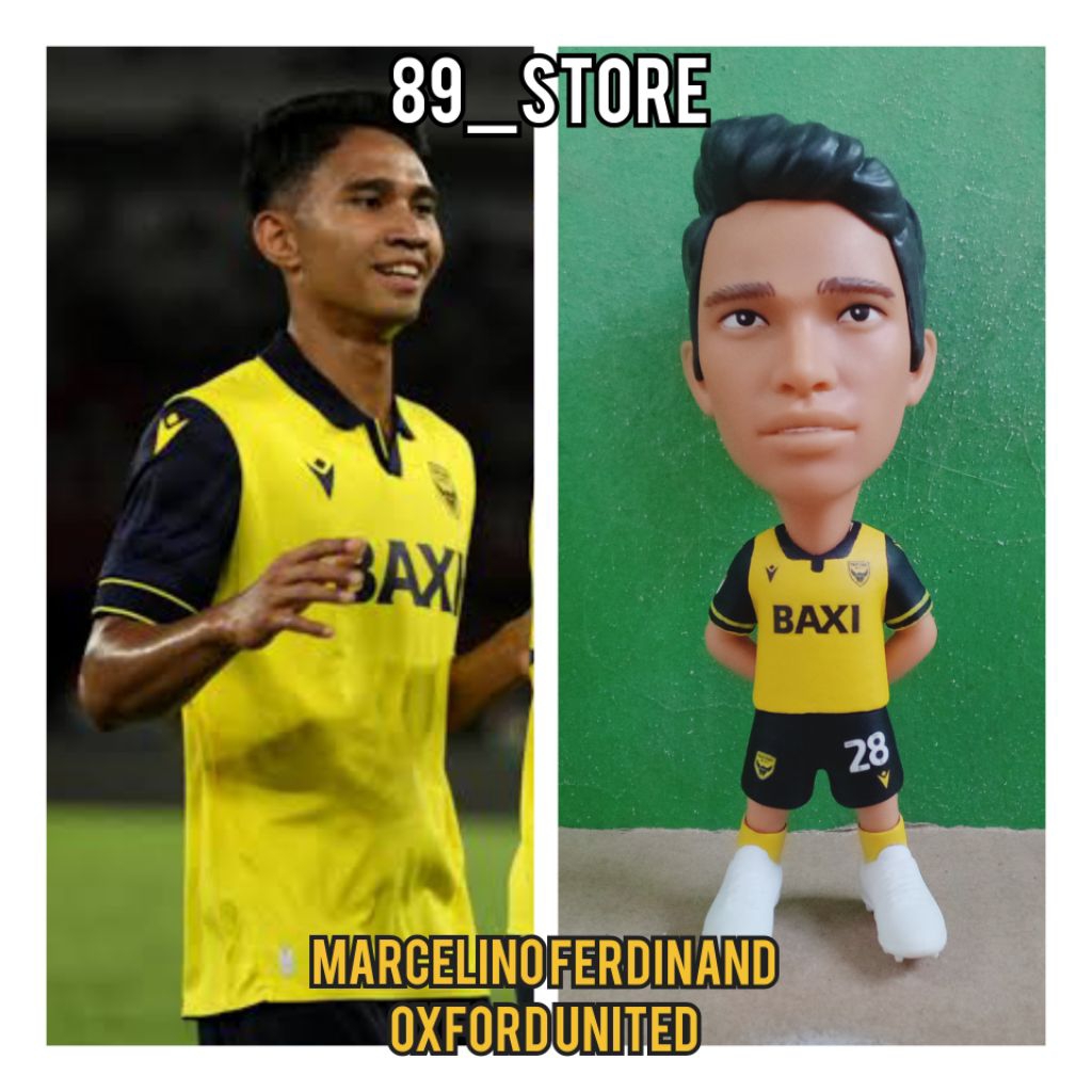 Pre-Order Figure Soccer National Team Alf4mart Marceline Ferdinand Oxford United (Repaint)