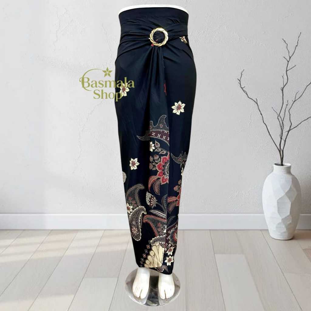 Batik Wrap Skirt Wrap Skirt Kebaya Bottom Kebaya Skirt Graduation Skirt - tanjung pink/Batik wrap Sk