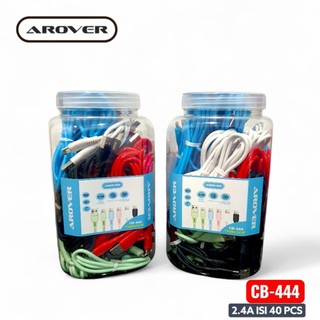 Kabel Data Micro, Type C AROVER CB 444 Toples Isi 40 Pcs