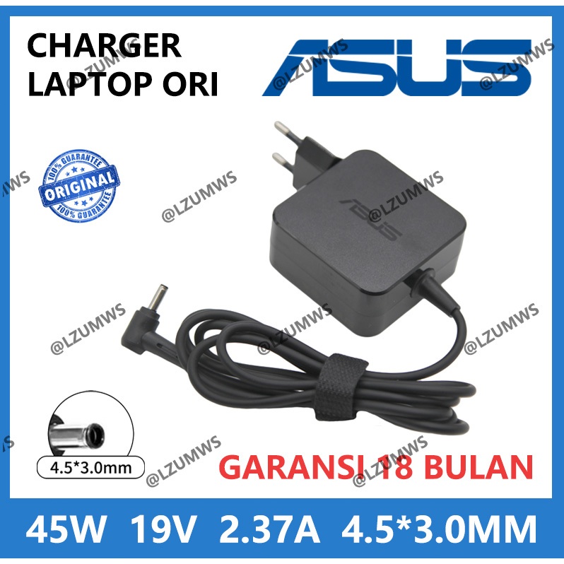 Original Asus 19V 2.37A 45W 4.5*3.0 มม.Zenbook Flip 15 Q528EH Q538EI UX534F Q537F อะแดปเตอร์ชาร์จ