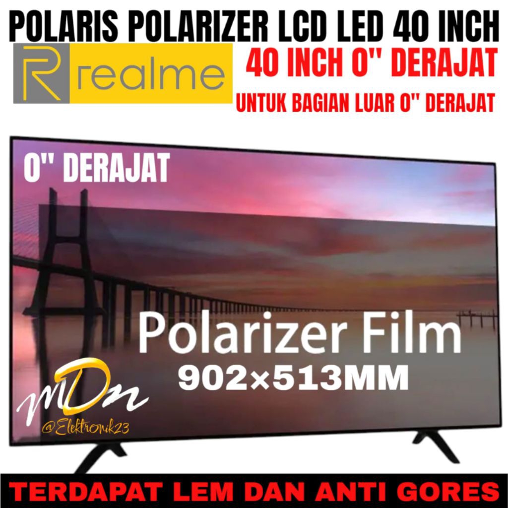 POLARIS POLARITIZER LCD LED HISENSE 40 นิ้ว 0" เคลือบฟิล์มพลาสติกป้องกันความเสี่ยงพิเศษสําหรับภายนอก
