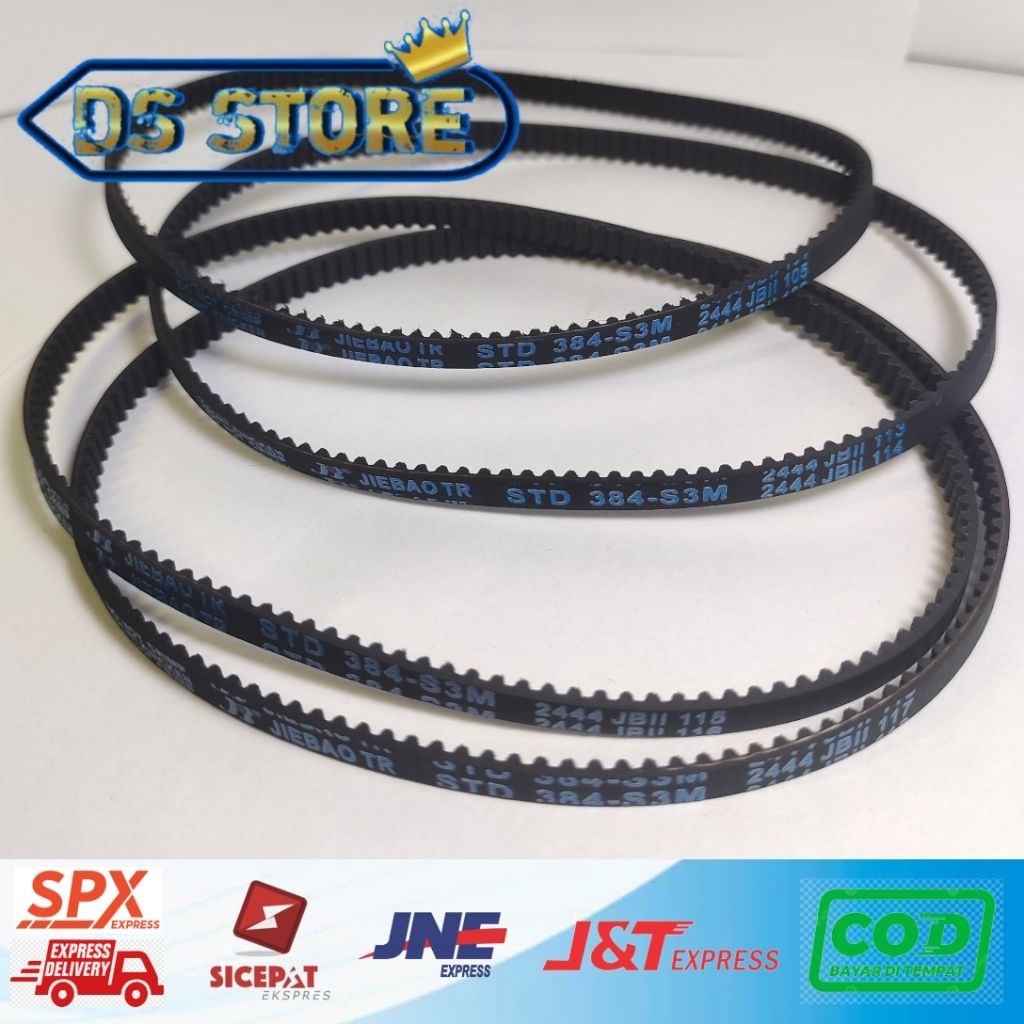 เข็มขัด Van V Belt S3M 384 หน้ากว้าง 6 มม. มิกเซอร์ Advan SMX 35