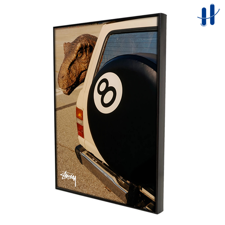 Haydecor Stussy 8 Ball Dino Frame ตกแต่งผนังห้องแสดงความงาม Minimalist Decor