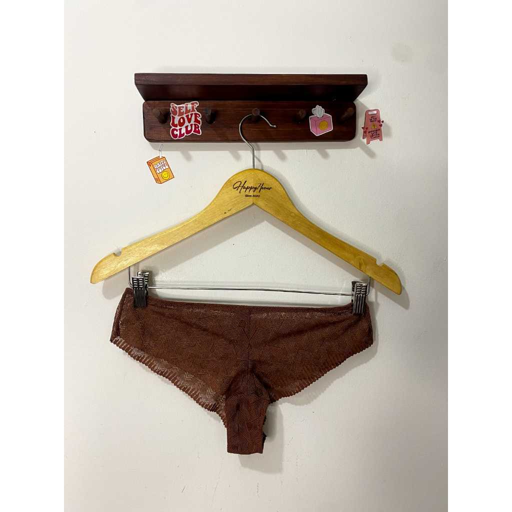 OYSHO BROWN LACE PANTIES