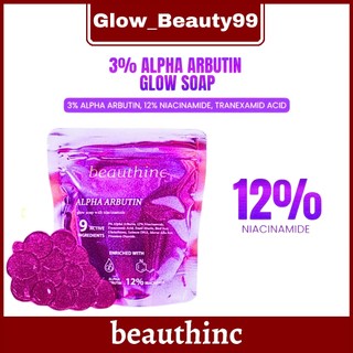 ( 1 ) PCS BEAUTHINC SABUN 3% ALPHA ARBUTIN GLOW SOAP