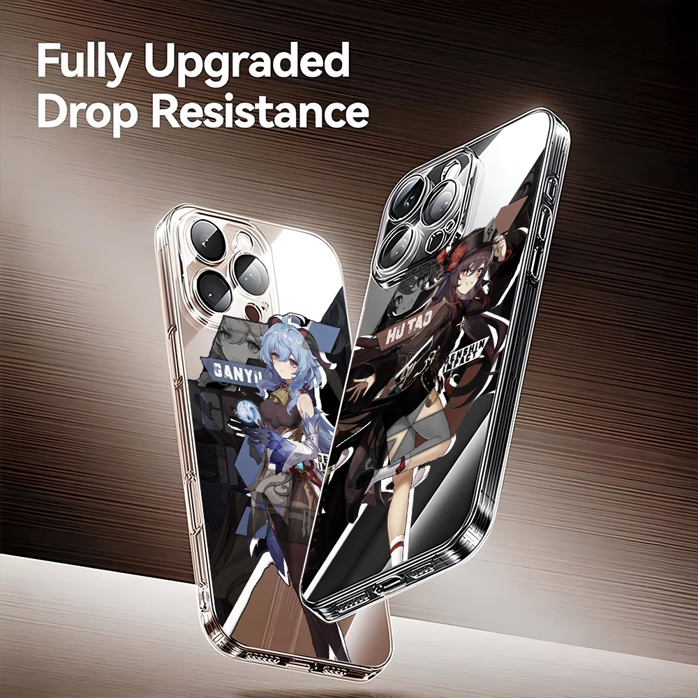 ALL TYPE CLEAR CASE GHENSHIN 1 MOTIF สําหรับ VIVO V27 5G V23 5G V23E V20 V29/S17 Y81 V20 SE Y29 5G/Y