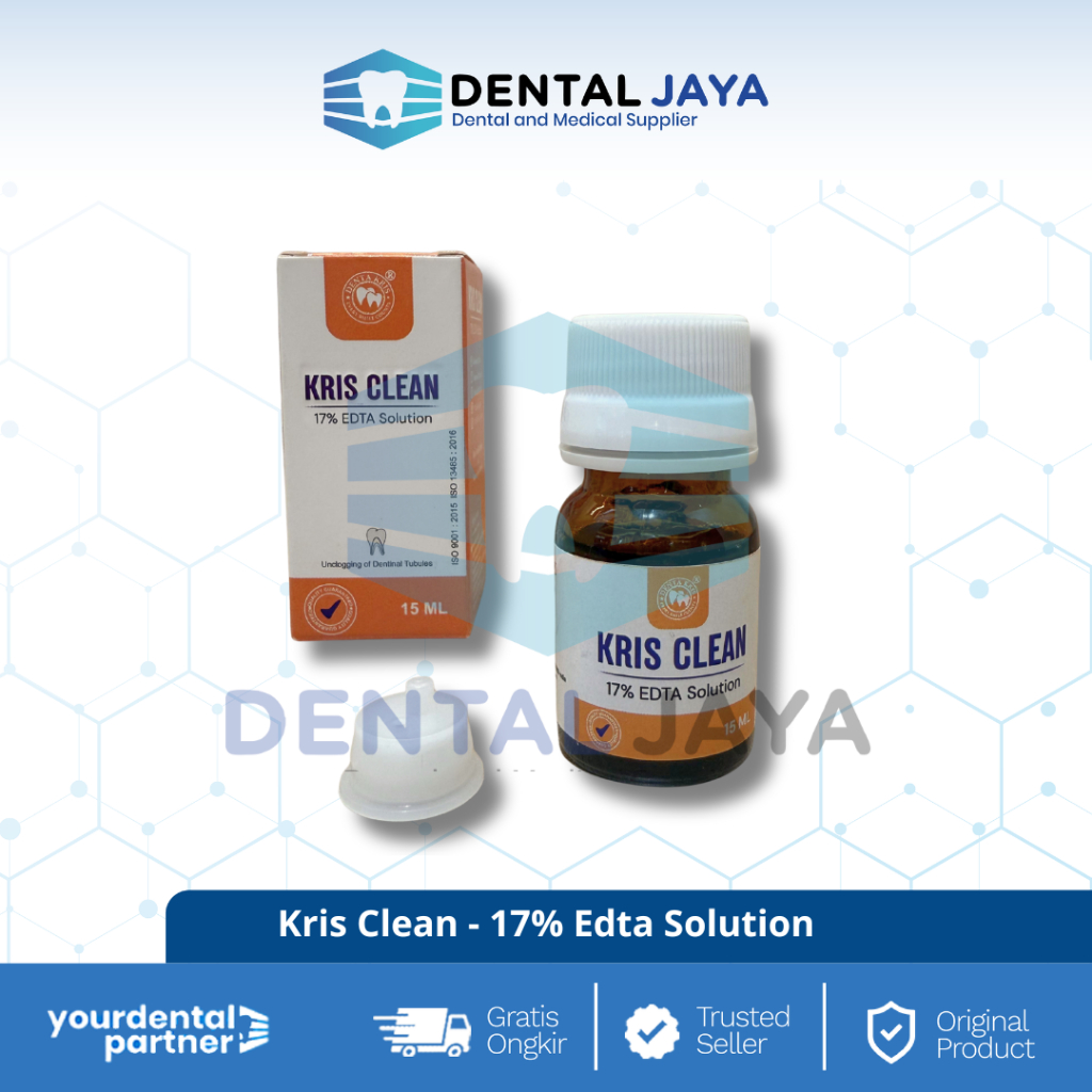 Dental Kris Clean Edta Liquid Solution | Edta 17% | ของเหลวชลประทาน