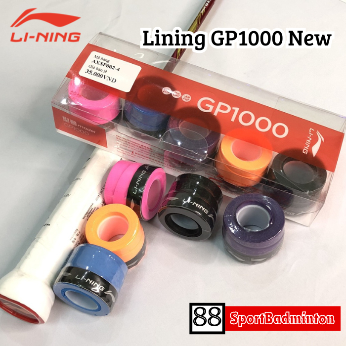Lining GP1000 GP 1000 ด้ามจับแบดมินตันใหม่ - ด้ามจับแบดมินตันซับดั้งเดิม
