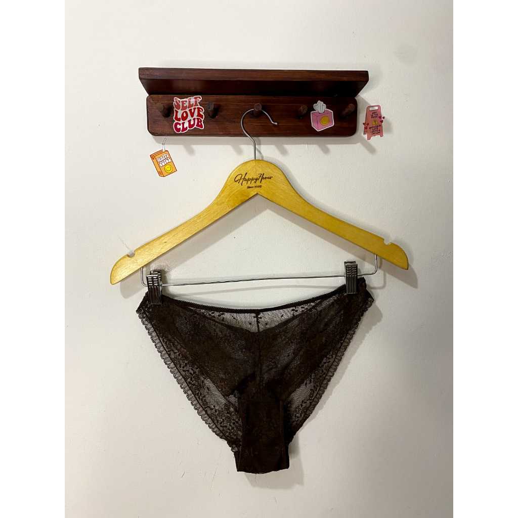 OYSHO BROWN LACE PANTIES