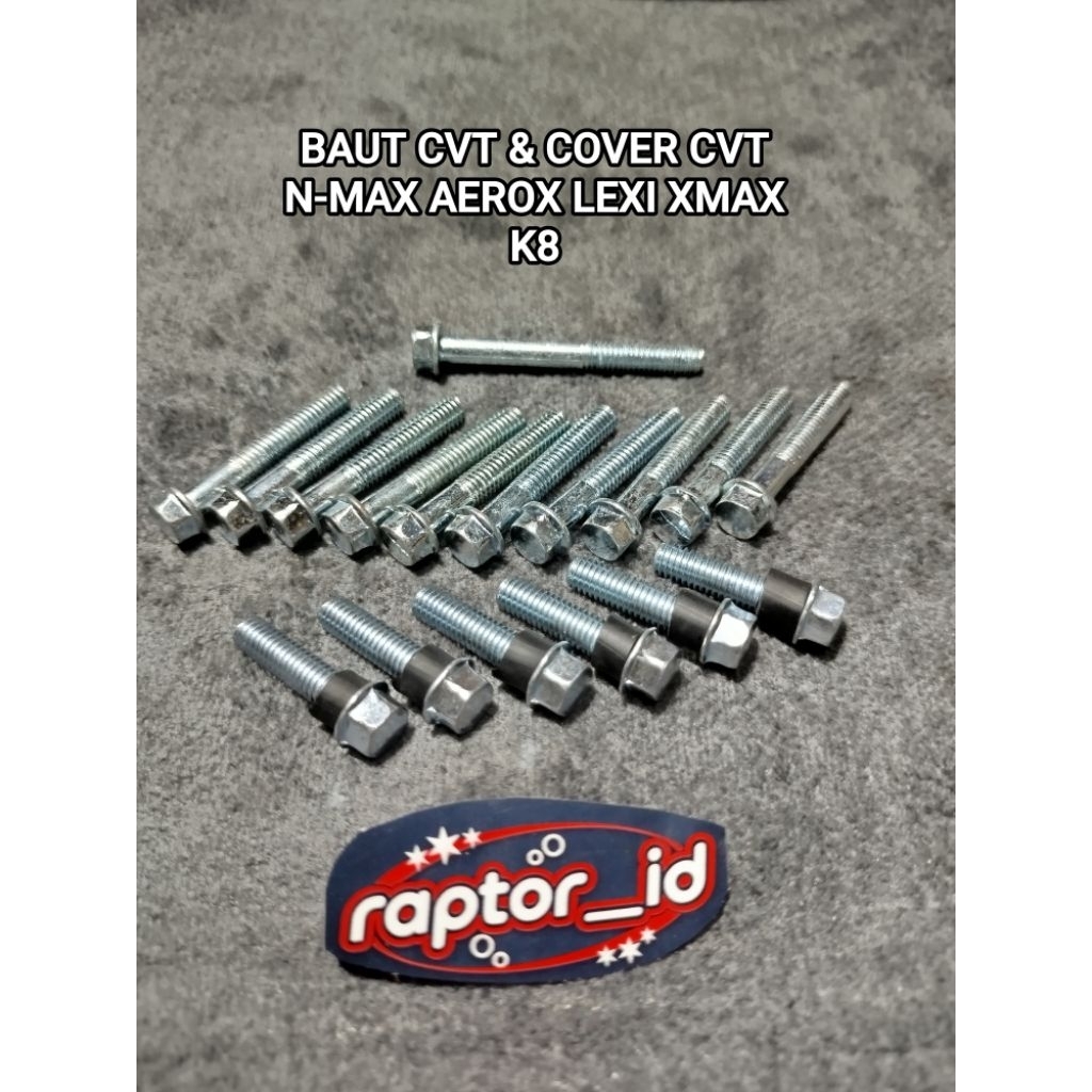 BOLT CVT และ CVT COVER NMAX XMAX AEROX LEXI T8 KEY