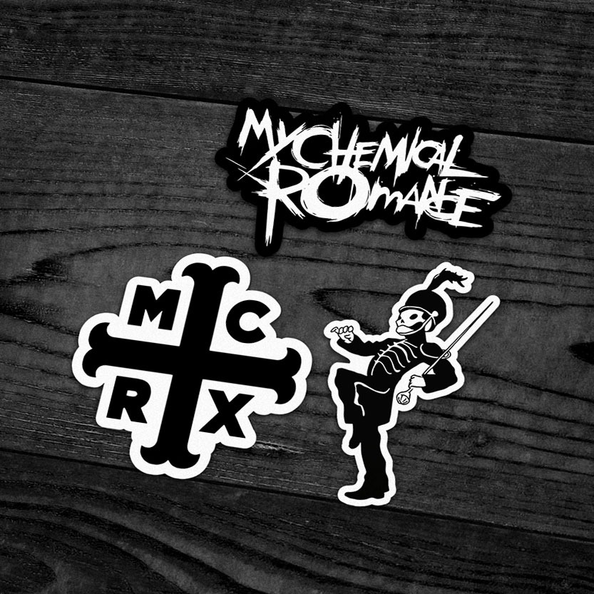 MY CHEMICAL ROMANCE / MCR - สติ๊กเกอร์แบนด์ MY CHEMICAL ROMANCE (BOTTLEG)