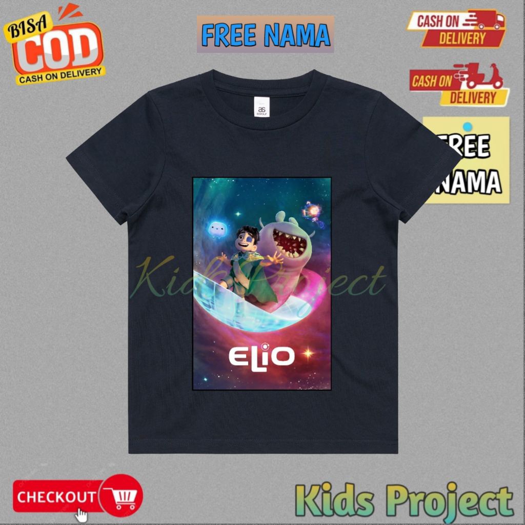 ELIO Movie New Disney Kids T-Shirt - เสื้อยืดท็อปเด็ก Unisex