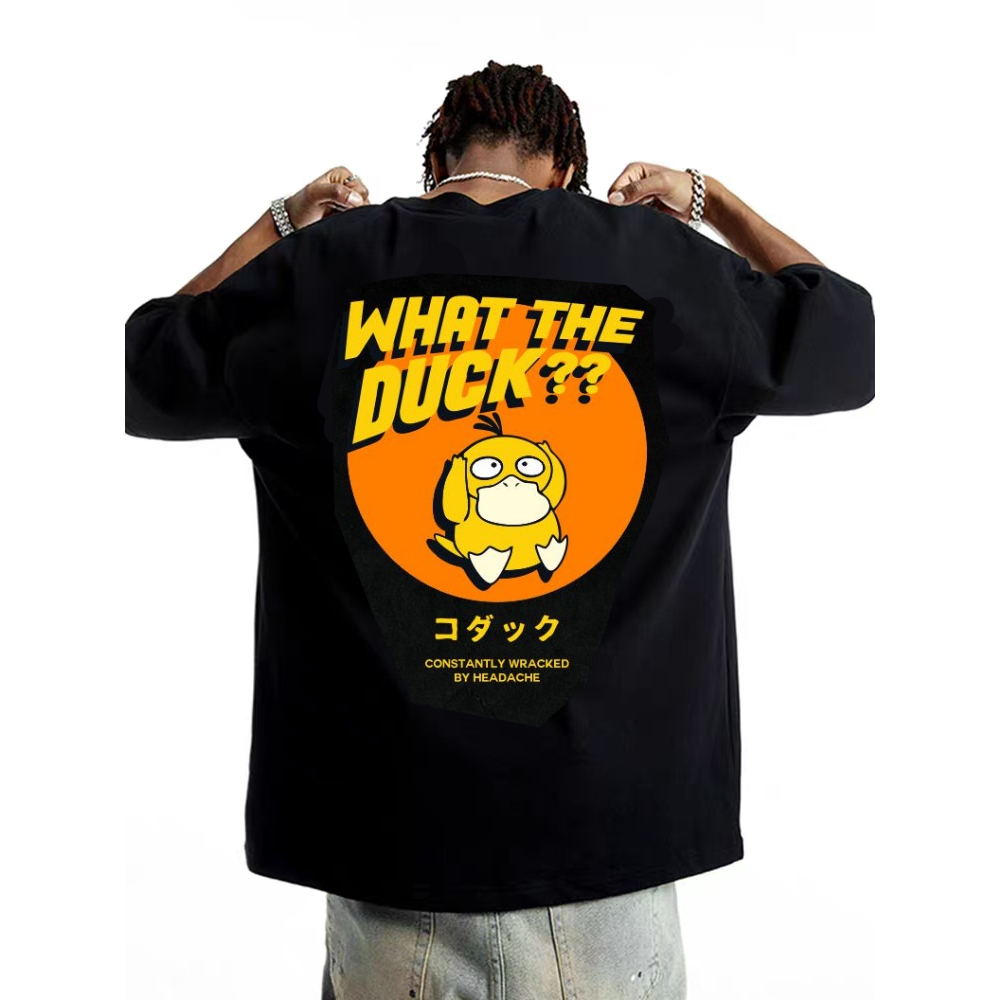 เสื้อยืดอนิเมะ - Kuruu Psyduck What The Duck TEE
