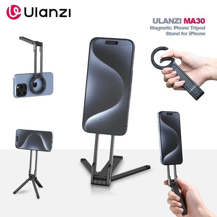 Ulanzi MA-30 Carabiner Mounted MagSafe ที่วางขาตั้งกล้องโทรศัพท์มือถือ