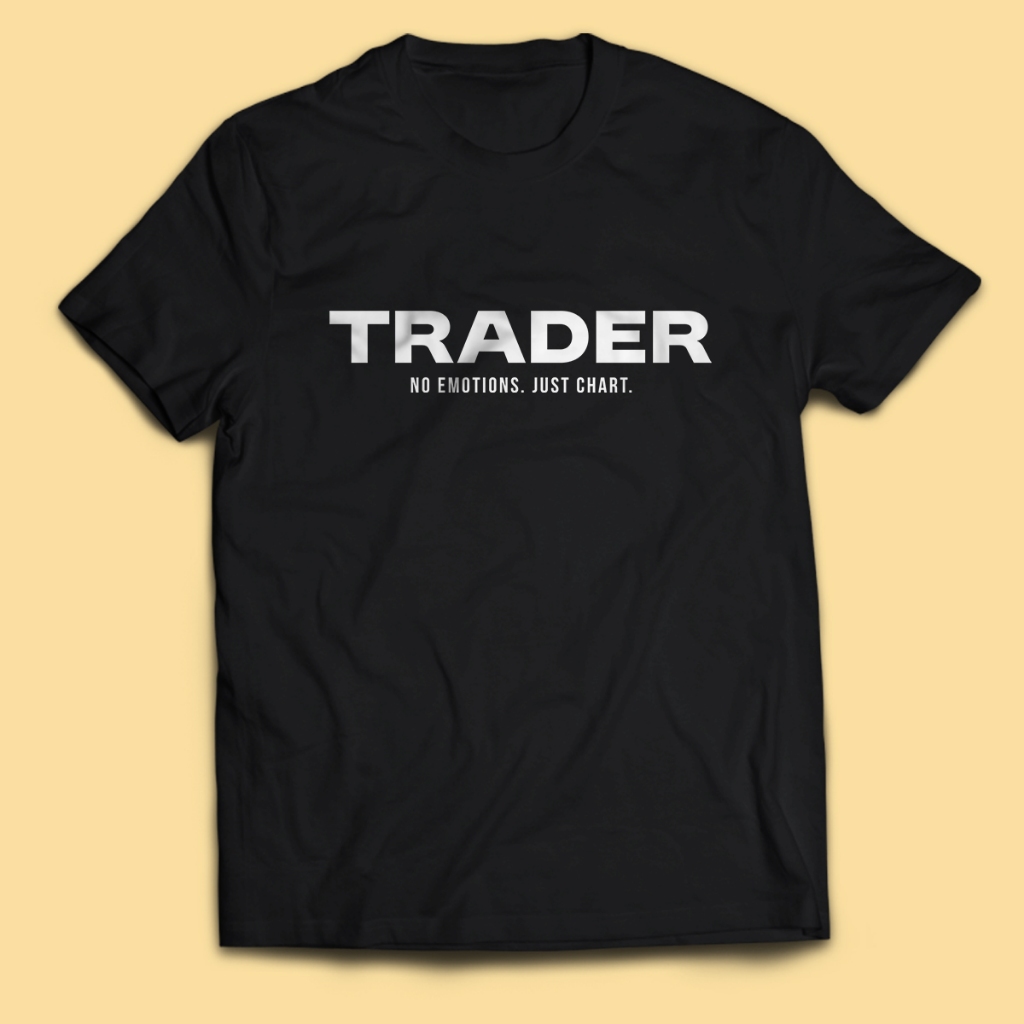 เสื้อยืดผู้ชาย READER NO EMOTION JUST CHART เสื้อผู้ใหญ่ผู้ใหญ่ Unisex PakeKaos